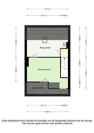 Floorplan - Kruisstraat 97, 6411 BS Heerlen